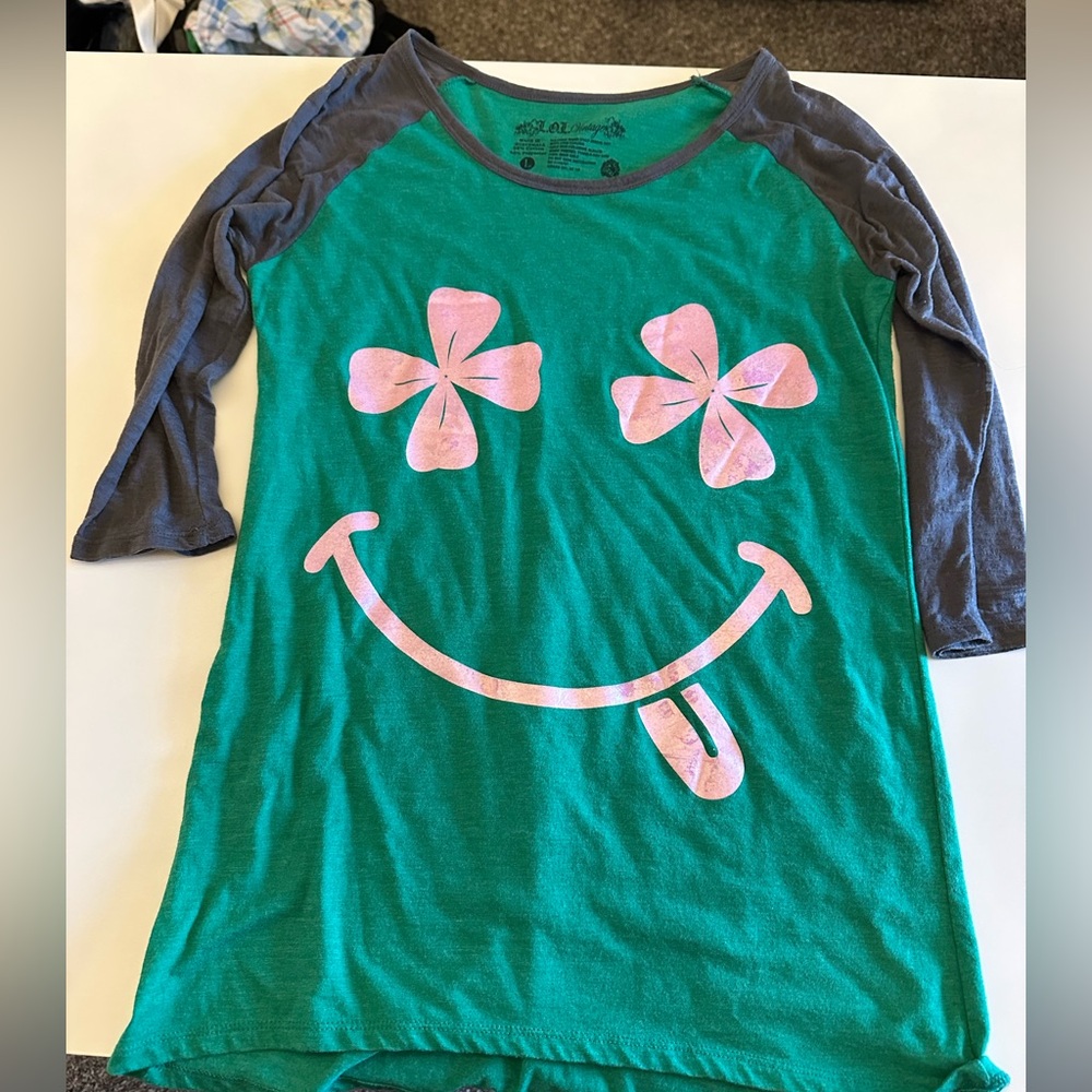 St. Patrick’s Day Shirt, ladies L